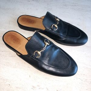 Gucci princetown leather slippers
